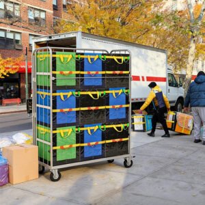 Heavy-Duty Logistics Roll Cage | Foldable & Nestable Warehouse Roll Container for Business Bulk Orders | ASORTINGBAG Quality Guaranteed