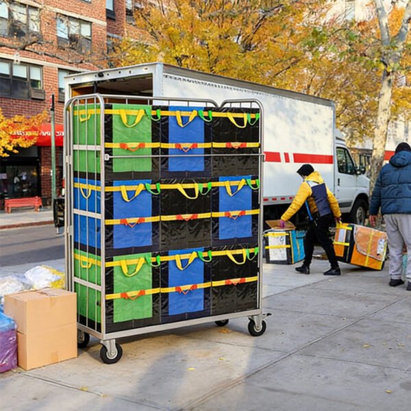 Heavy-Duty Logistics Roll Cage | Foldable & Nestable Warehouse Roll Container for Business Bulk Orders | ASORTINGBAG Quality Guaranteed