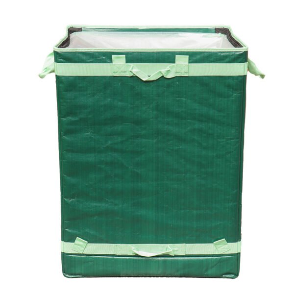High-Visibility Green PP Woven Parcel Sacks for Rapid Warehouse Sorting | 181L Sustainable Logistics Distribution Bags | Recyclable Industrial Courier Consolidation Bags Manufacturer