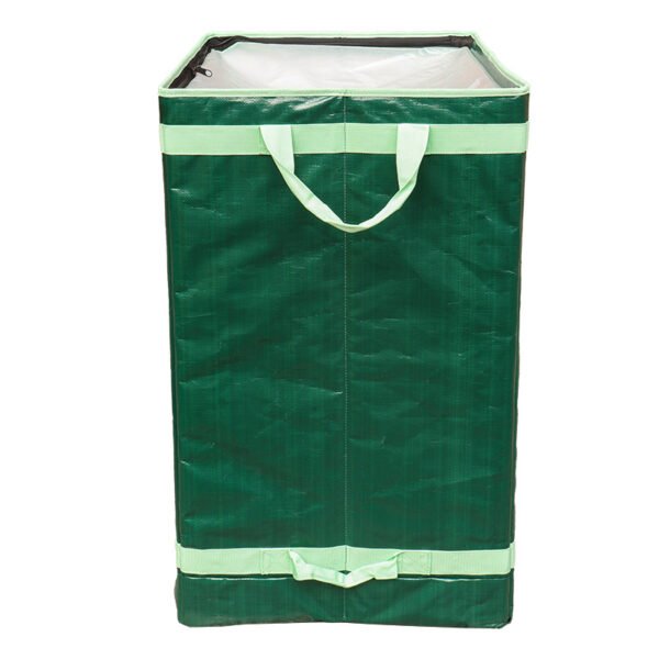 High-Visibility Green PP Woven Parcel Sacks for Rapid Warehouse Sorting | 181L Sustainable Logistics Distribution Bags | Recyclable Industrial Courier Consolidation Bags Manufacturer