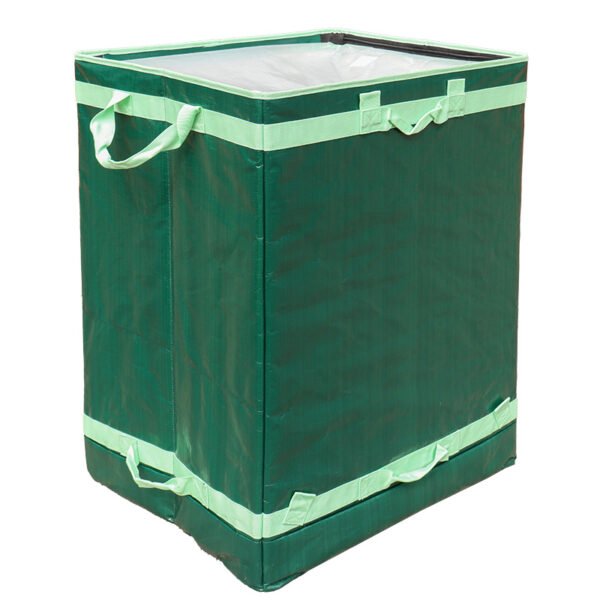 High-Visibility Green PP Woven Parcel Sacks for Rapid Warehouse Sorting | 181L Sustainable Logistics Distribution Bags | Recyclable Industrial Courier Consolidation Bags Manufacturer