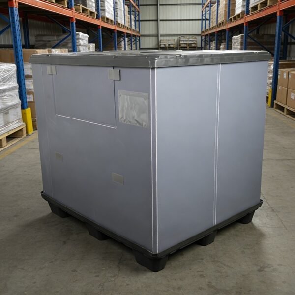 ISO9001 Certified Plastic Sleeve Pack for High-Value Logistics | Heavy-Duty Virgin HDPE Pallet Box for Pharmaceutical & Food Safety