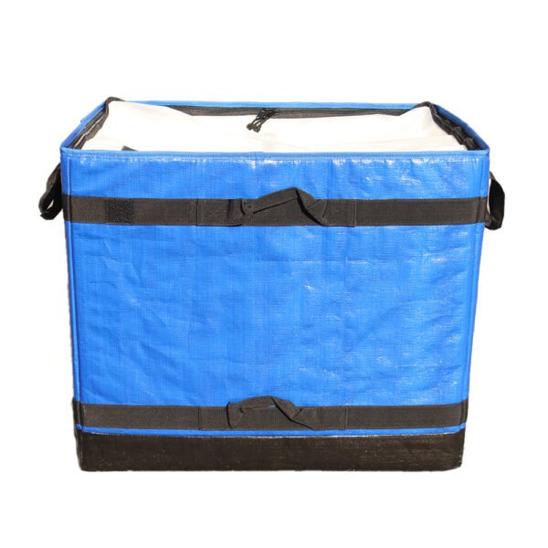 112L Professional Blue Logistics Carrier with Structural Frame | Precision Parcel Management Bag for International Handover & Courier Routing | ASORTINGBAG