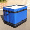 112L Professional Blue Logistics Carrier with Structural Frame | Precision Parcel Management Bag for International Handover & Courier Routing | ASORTINGBAG
