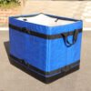 112L Professional Blue Logistics Carrier with Structural Frame | Precision Parcel Management Bag for International Handover & Courier Routing | ASORTINGBAG