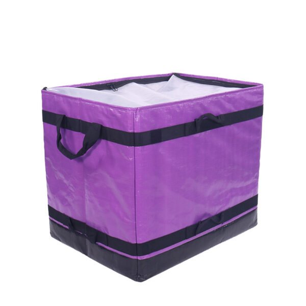 Premium Purple 112L Logistics Box with Structural Reinforcement | Rigid Specialized Parcel Carrier for High-Value Goods & Boutique Distribution | ASORTINGBAG_image_4 Premium Purple 112L Logistics Box with Structural Reinforcement | Rigid Specialized Parcel Carrier for High-Value Goods & Boutique Distribution | ASORTINGBAG